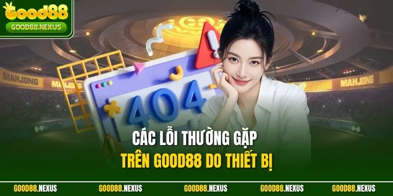 Các lỗi thường gặp trên Good88 do thiết bị