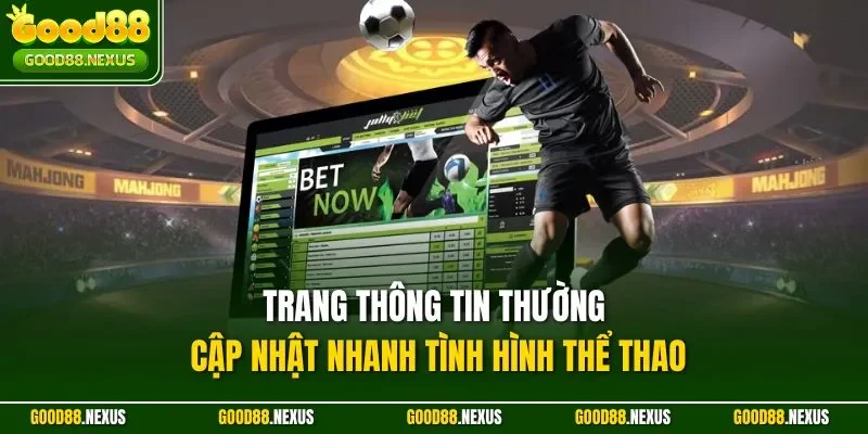 Trang thông tin thường cập nhật nhanh tình hình thể thao